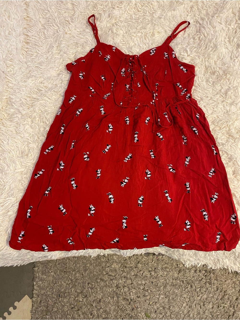 Disney Women’s Red Minnie Mouse Dress